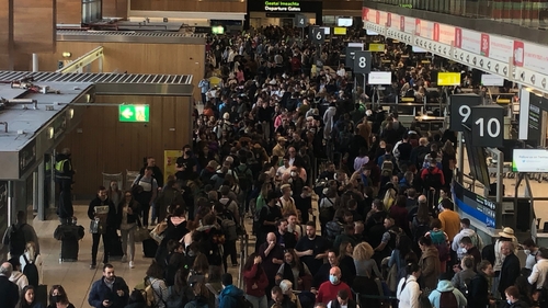 The daa has said the situation has been caused by a staffing shortage