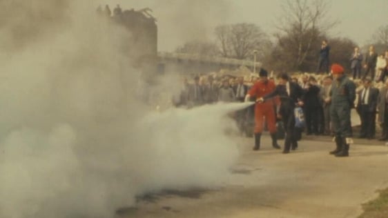 Fire Extinguisher Manufacturer Stage Fire Fighting Demo 1982