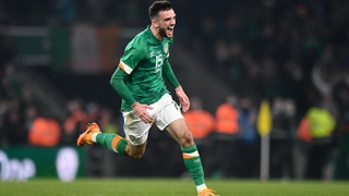 Troy Parrott of Republic of Ireland celebrates