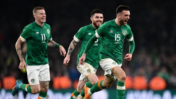 McClean and Manning chase after Parrott following his winning goal