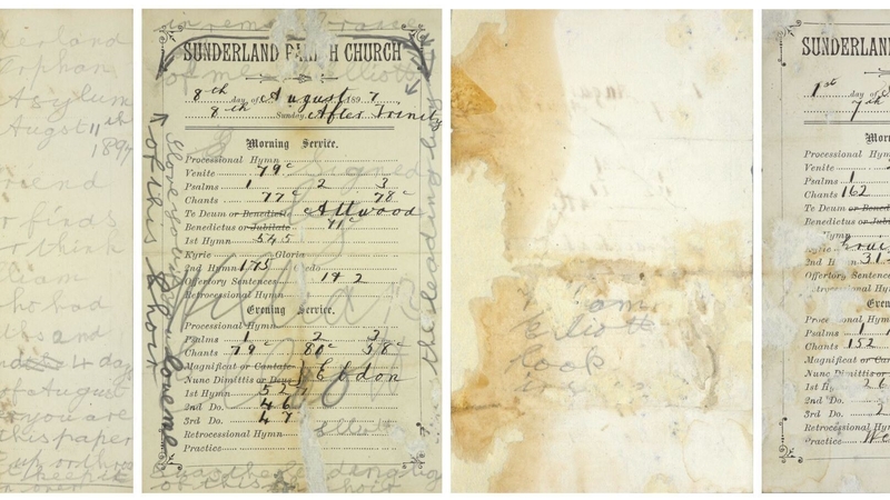 The letter from an orphanage choirboy pleading not to be forgotten - found after it lay undisturbed in a church pew for 125 years
