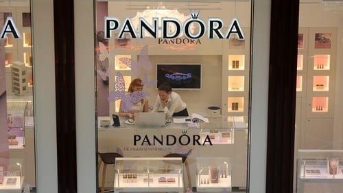 Jewellery maker Pandora dropped around 13% to its lowest in more than a year on a 36% tariff for Thailand