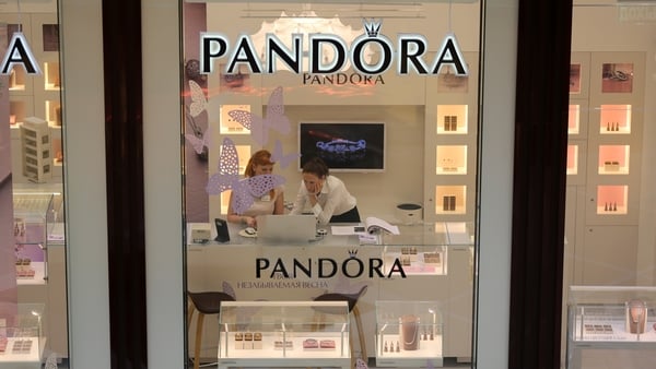 Jewellery maker Pandora dropped around 13% to its lowest in more than a year on a 36% tariff for Thailand
