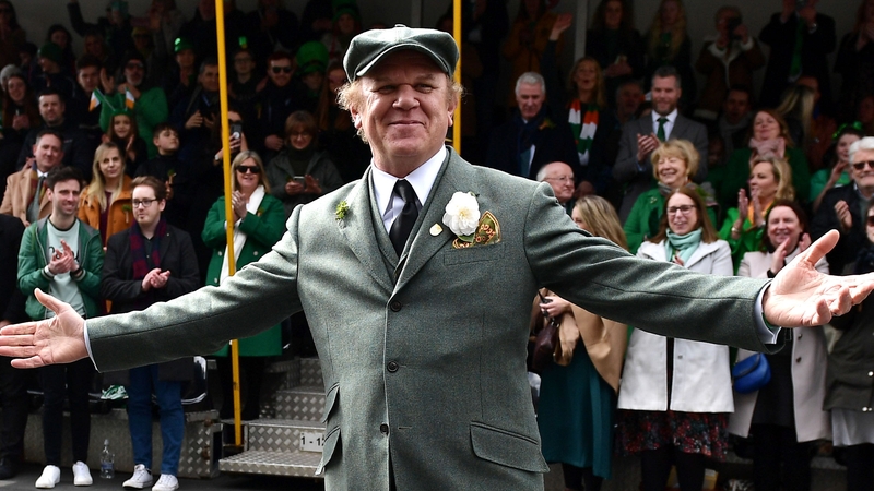John C Reilly was the international guest of honour at Dublin's St Patrick's Day parade