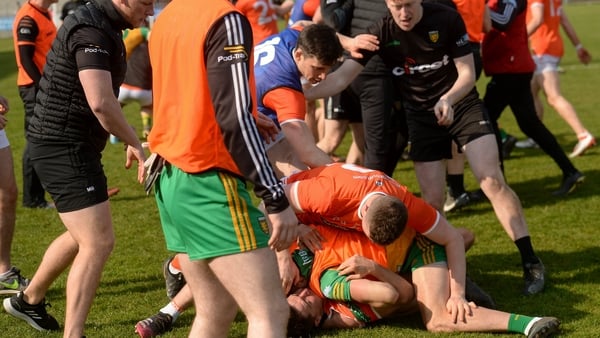 The sides clashed at the end of last Sunday's league tie