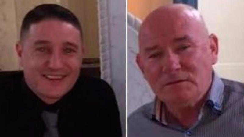 Sean (left) and his father Christopher Harte died on 22 April, 2017