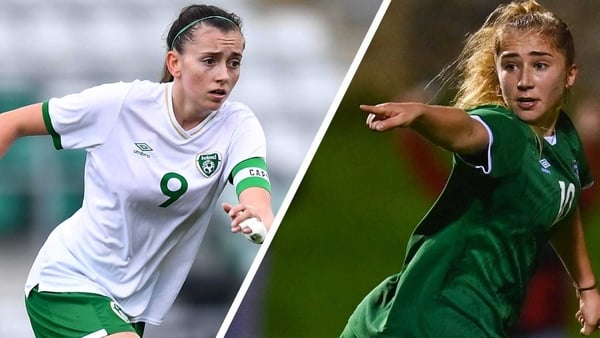 Abbie Larkin (L) and Ellen Molloy