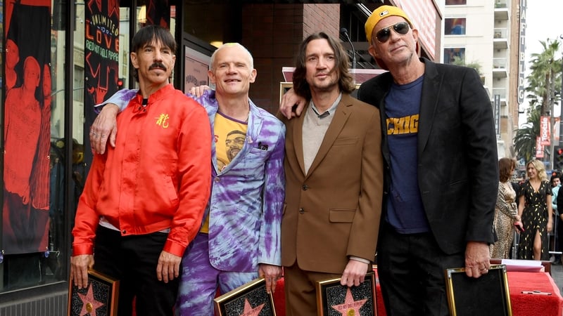 Anthony Kiedis, Flea, John Frusciante and Chad Smith of The Red Hot Chili Peppers