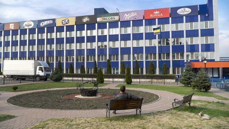 Mondelez's biscuit factory in Trostyanets, in the eastern region of Ukraine, remains closed after it suffered 'significant damage'
