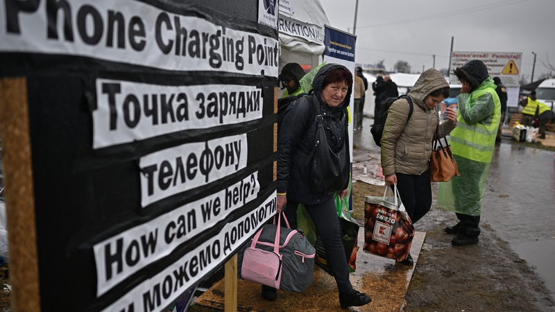 Nearly six out of 10 Ukrainian refugees - 2,384,814 so far - have crossed into Poland