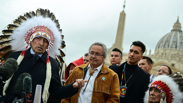 Pope Francis met survivors from the First Nations, Metis and Inuit groups at the Vatican this week
