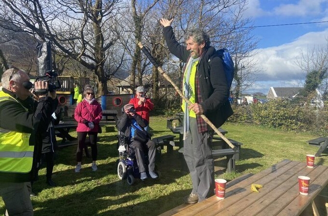 Charlie gives the starting order