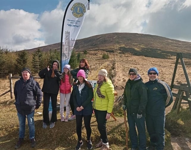 This group, organised by the Macroom and District Lions Club, started at 6.15am