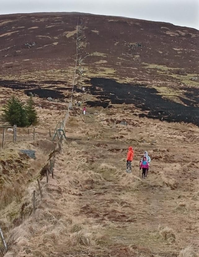 Around 150 people climbed Mushera Mountain in Co Cork