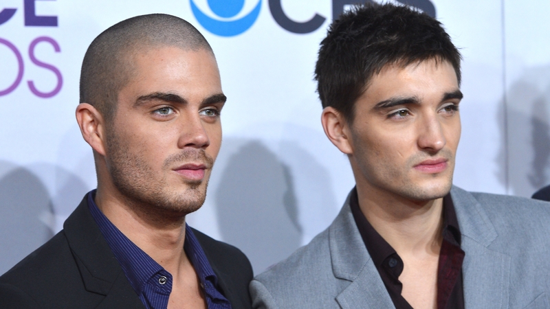 (L-R) Max George and Tom Parker, pictured at the People's Choice Awards in Los Angeles in January 2013