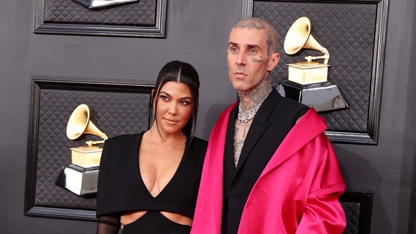 Kourtney Kardashian and Travis Barker. Photo: Getty