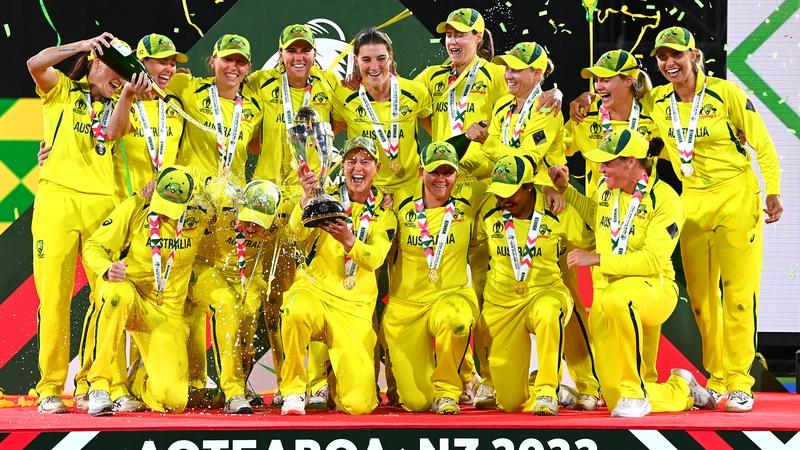 It's a seventh World Cup win for Australia