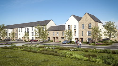 The 12-acre site at Adamstown will include 95 three-bed houses, 28 four-bed houses, and 104 two and three bed duplexes