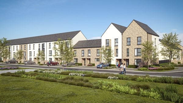 The 12-acre site at Adamstown will include 95 three-bed houses, 28 four-bed houses, and 104 two and three bed duplexes