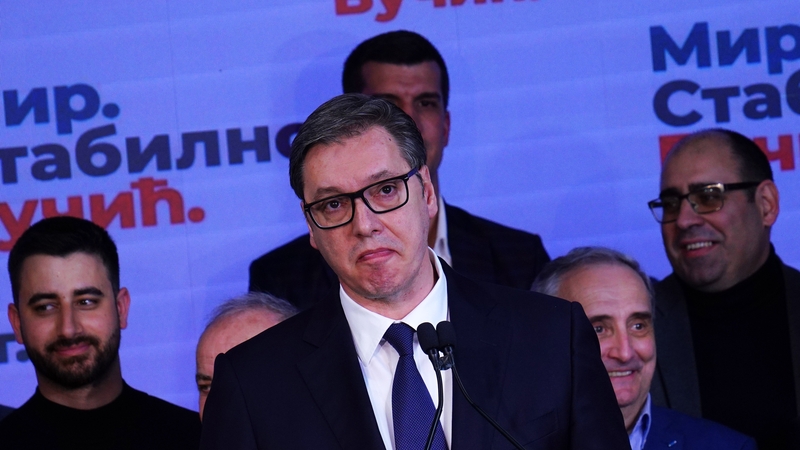 Aleksandar Vucic is one of Vladimir Putin's rare allies in Europe
