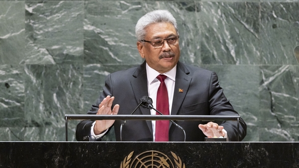 Sri Lanka's President Gotabaya Rajapaksa