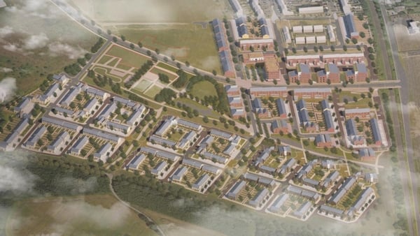The 25.3-hectare site was made available to the LDA by The Housing Agency