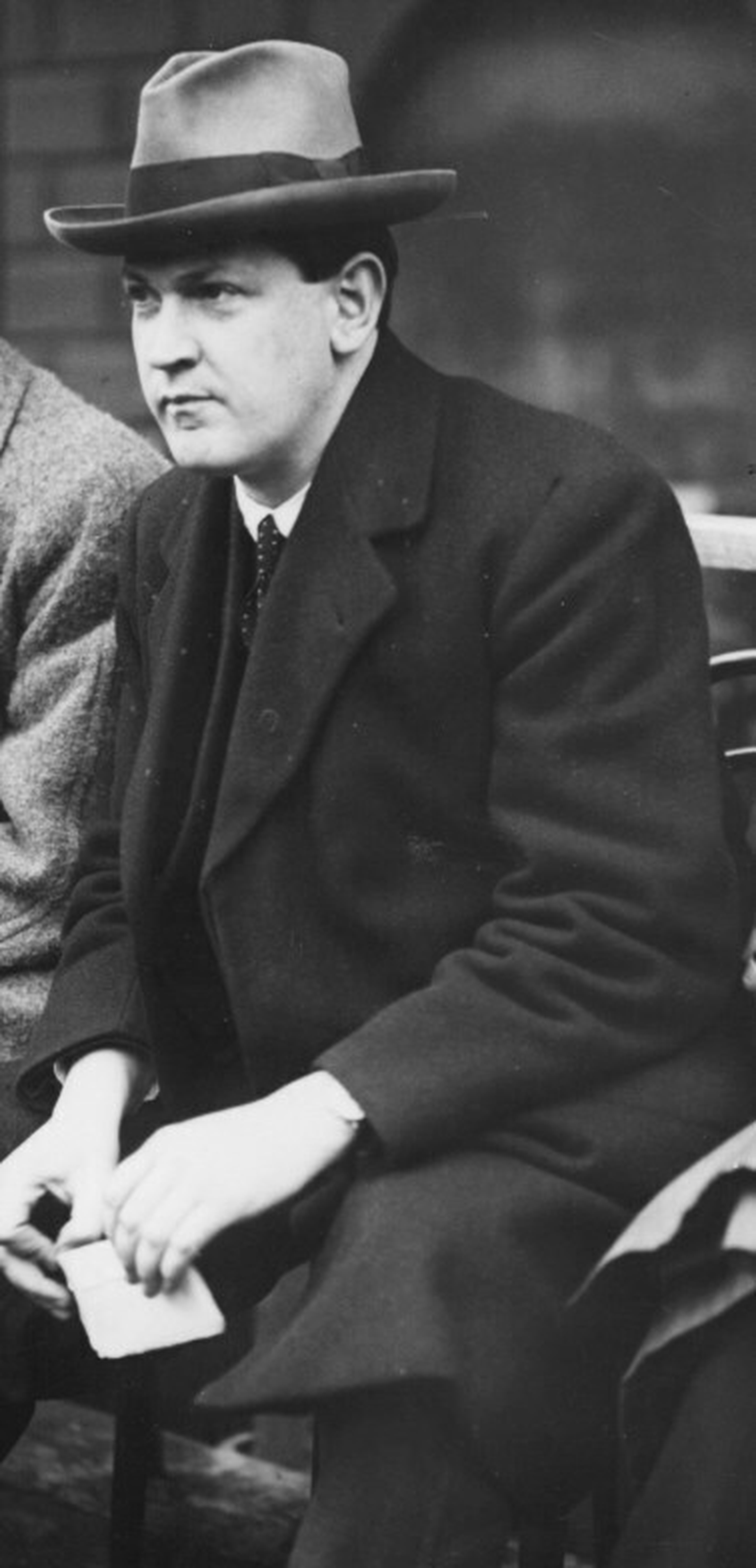 A pensive Michael Collins about to speak at a pro-Treaty Rally in Dublin in March 1922 (Courtesy of Cashman Collection)