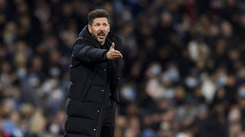 Diego Simeone of Atletico de Madrid