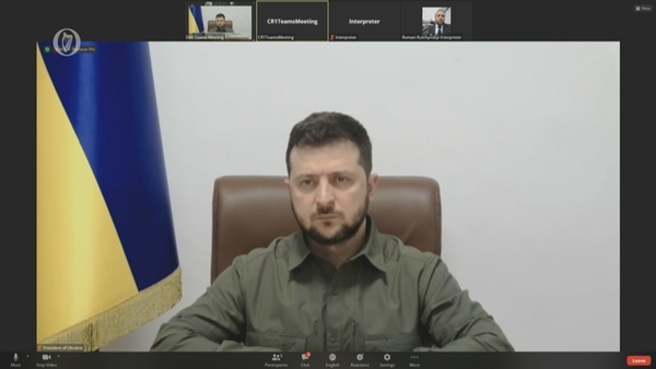 Historic address by Volodymyr Zelensky