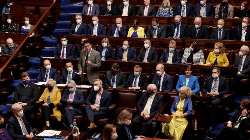 TDs, senators and foreign diplomats gathered at Leinster House for the address