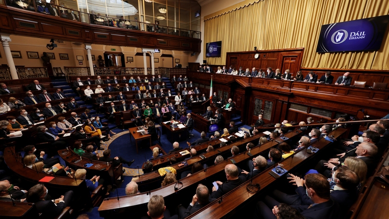Hikvision surveillance cameras are used inside and outside Leinster House (Pic: RollingNews.ie)