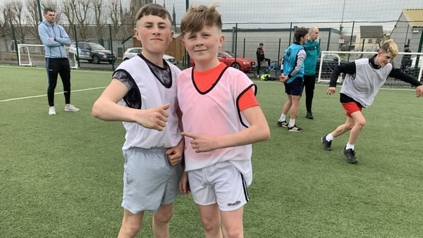 Young participants such as Philip Carty and Rocky Carty take part in weekly training sessions at the Freebooters HQ in Kilkenny City