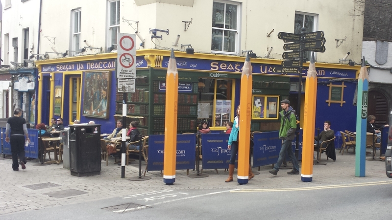 The pencils are part of the Cúirt literature festival