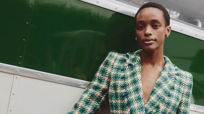 Trendsetters are loving the textured material, says Katie Wright.