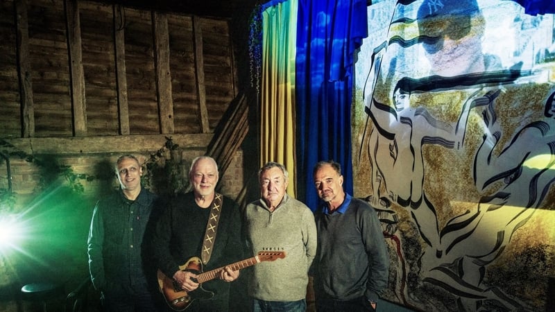 Nitin Sawhney, David Gilmour, Nick Mason and Guy Pratt