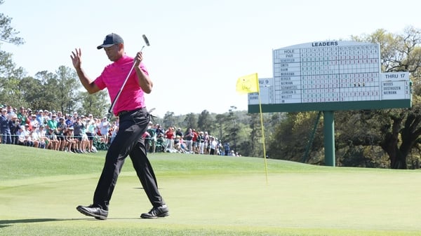 Tiger Woods tees off at 6pm
