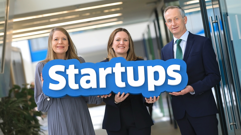 Leo Clancy from Enterprise Ireland, Jillian Clarkin of Bank of Ireland and Amy Neale from Delta Partners
