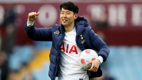 Heung-Min Son took home the match ball