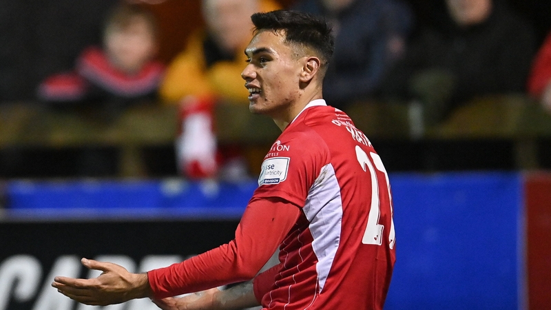 Max Mata scored in each half for Sligo