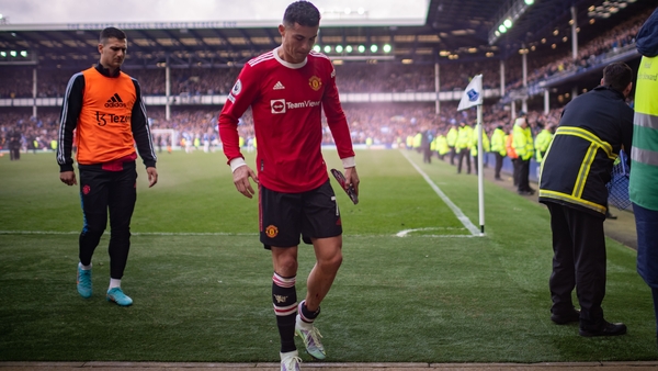 Ronaldo had returned to the Man United XI but could not find the net