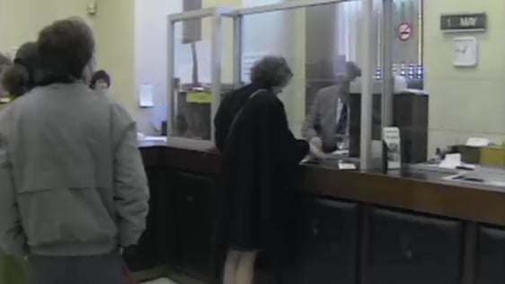 National Irish Bank branch in O'Connell Street Dublin in 1992.