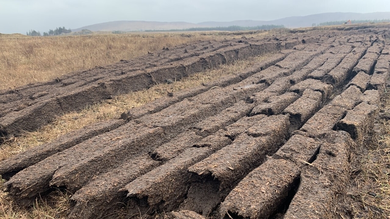 Móin bainte le meaisín le cúpla lá anuas ar an Teach Dóite i gConamara. Faoi cheann 5 mhí ní bheidh cead móin a dhíol ná a dháileadh fiú más ar ghaolta nó comharsain é.