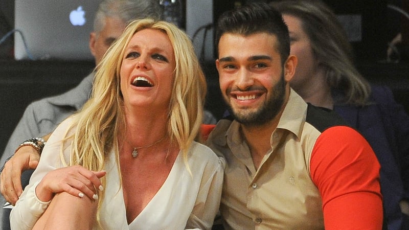 Britney Spears and Sam Asghari