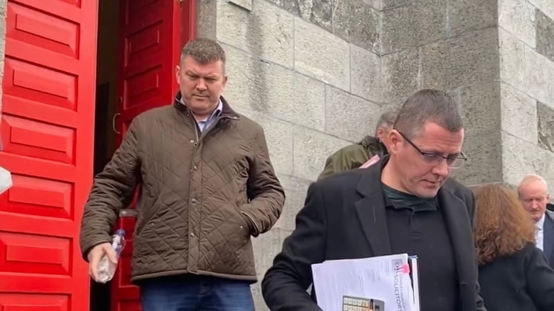 West Cork Distillers directors leaving Skibbereen District Court