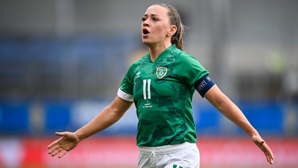 McCabe celebrating her goal in Gothenburg