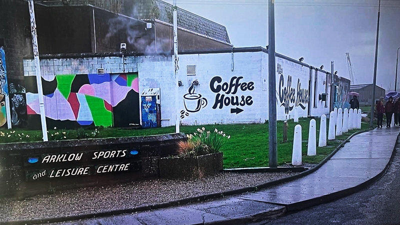 Some 50 refugees are sleeping on temporary beds in the Arklow Sports and Leisure Centre