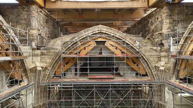 The Notre-Dame cathedral in Paris was devastated in a fire nearly three years ago