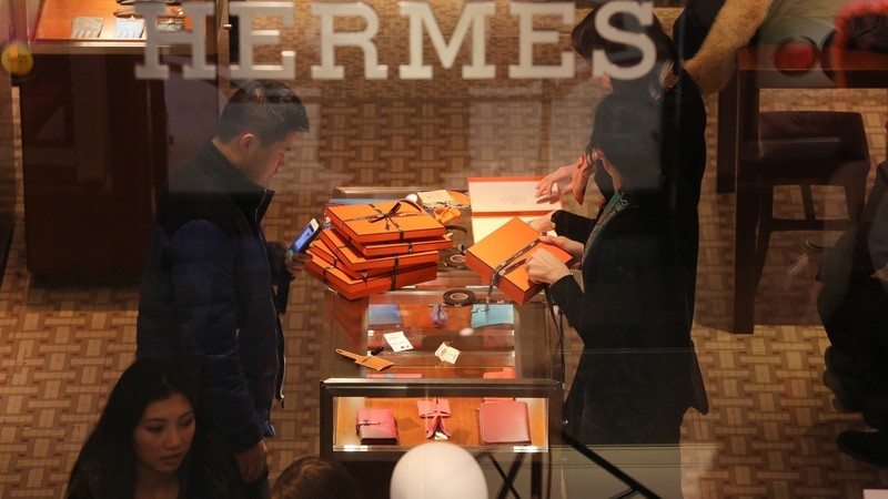 Hermes said that store traffic in the US continued to rise and trends in April remained favourable