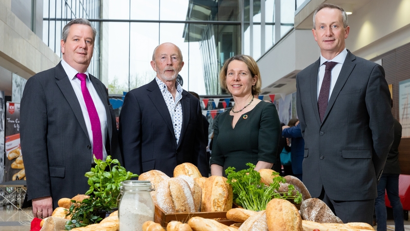 Anthony Proctor, Managing Director of Aryzta North West Europe, Kieran Rumley, Executive Director of Love Irish Food, Tara McCarthy, CEO of Bord Bia and Leo Clancy, CEO of Enterprise Ireland