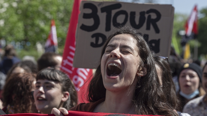 Demonstrators gathered in some 30 cities